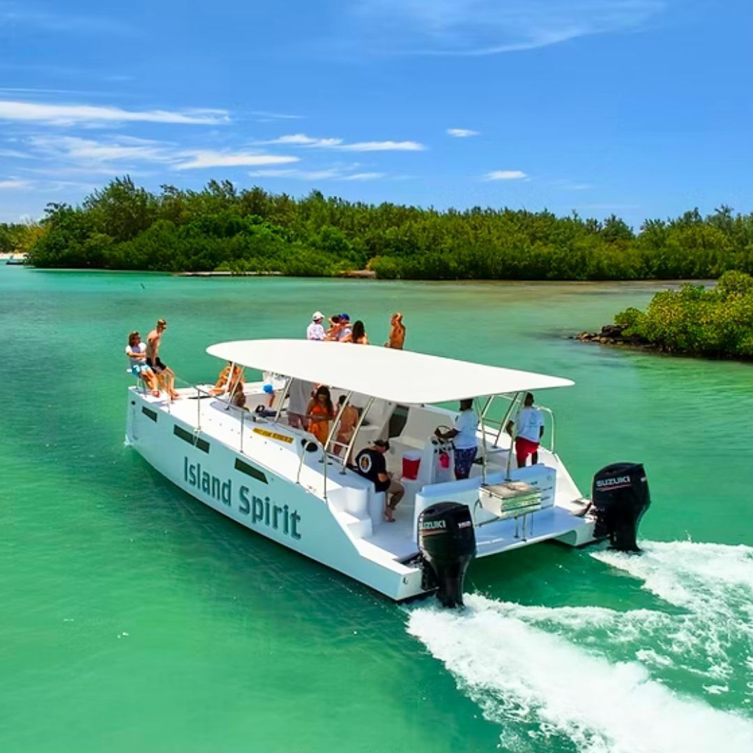 Catamaran sur la Côte Sud-Est de l'Île